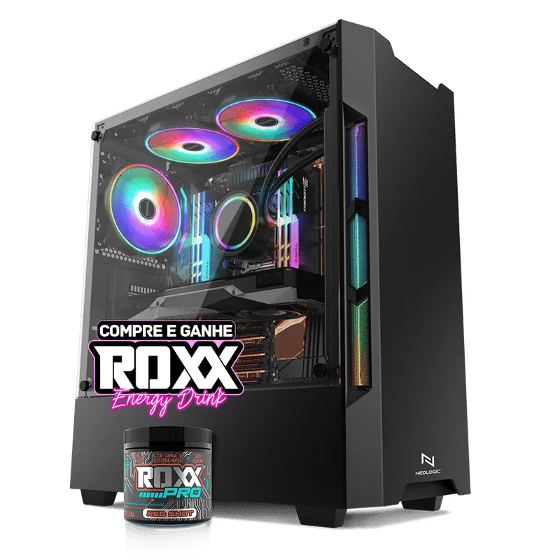 Pc Gamer Neologic ROXX NLI82671 Intel i5-10400F 8GB DDR4 (GTX 1660 6GB) SSD 240GB 400W 80 Plus