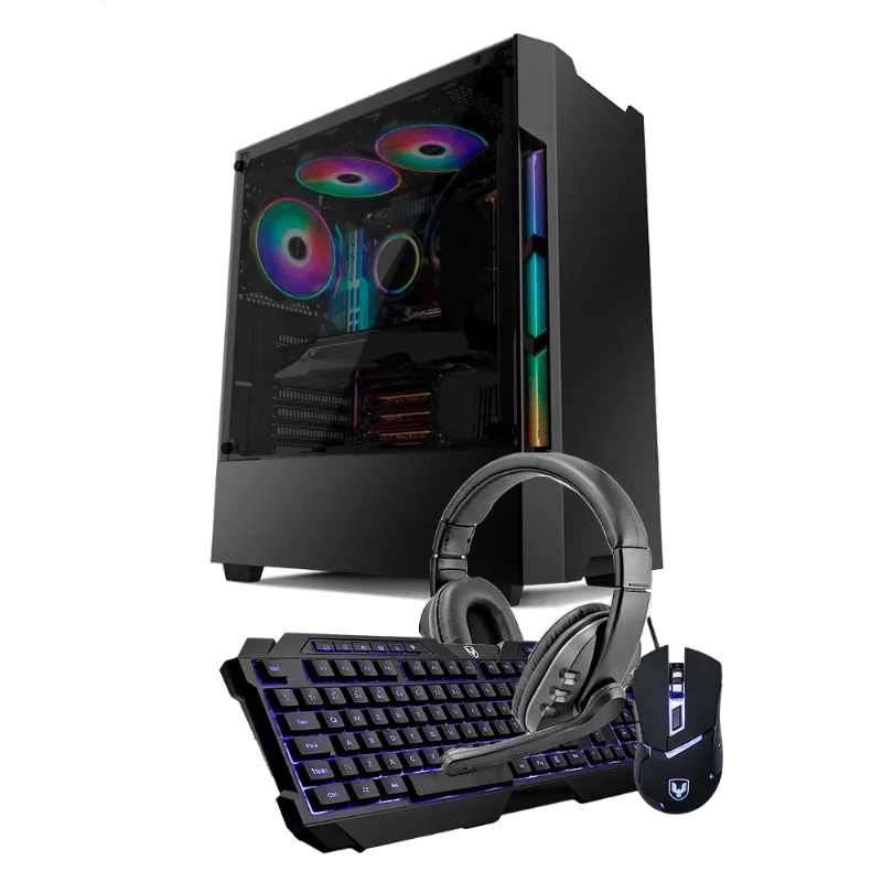 KIT - Pc Gamer Start NLI82856 AMD 320GE 8GB (Vega 3 Integrado) SSD 240GB