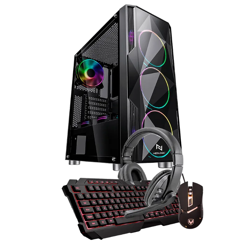 KIT - Pc Gamer Start NLI82861 AMD 320GE 8GB (Vega 3 Integrado) 1TB