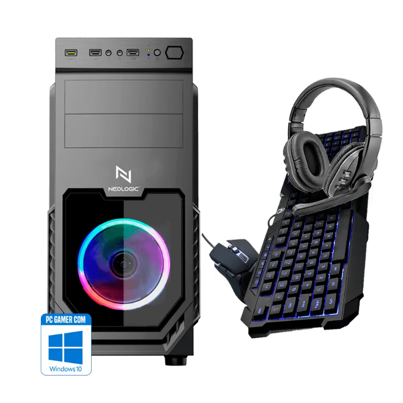 Kit - Pc Gamer Neologic Start NLI82986 AMD 3000G 16GB (Radeon Vega 3 Integrado) 1TB 500W 80 Plus + Windows 10