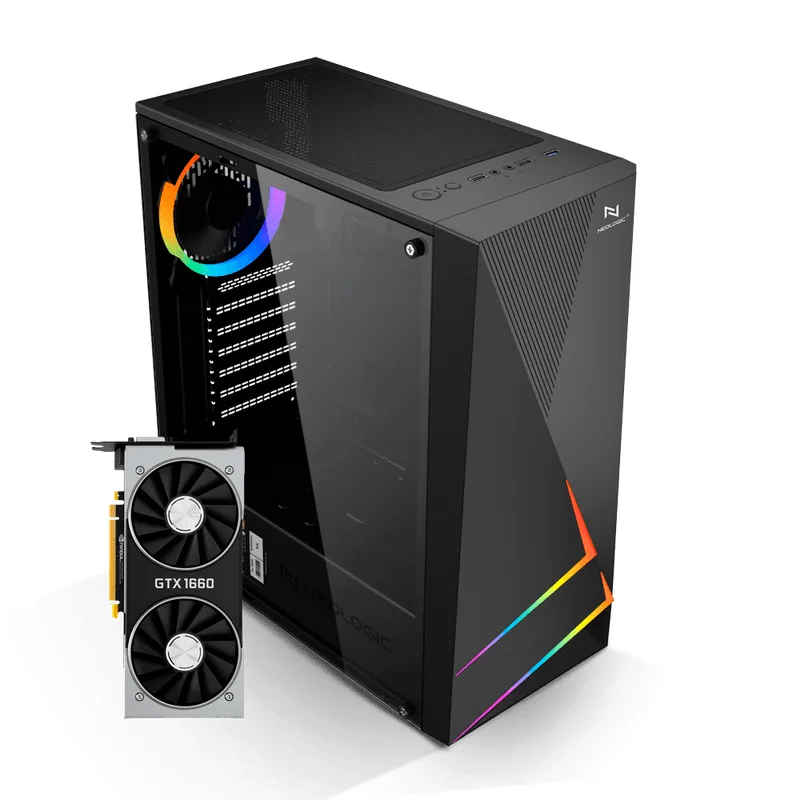 Pc Gamer Neologic NLI83158 Intel i3-10100F 8GB (GTX 1660 6GB) SSD 240GB 500W