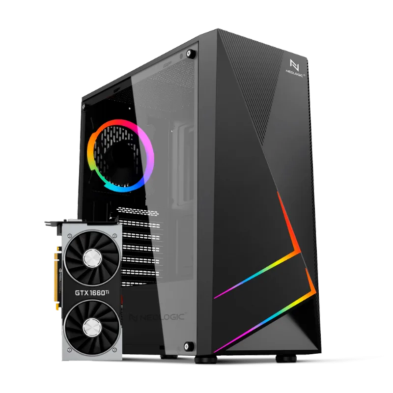 Pc Gamer Neologic NLI83160 Intel i3-10100F 8GB (GTX 1660TI 6GB) 1TB 500W