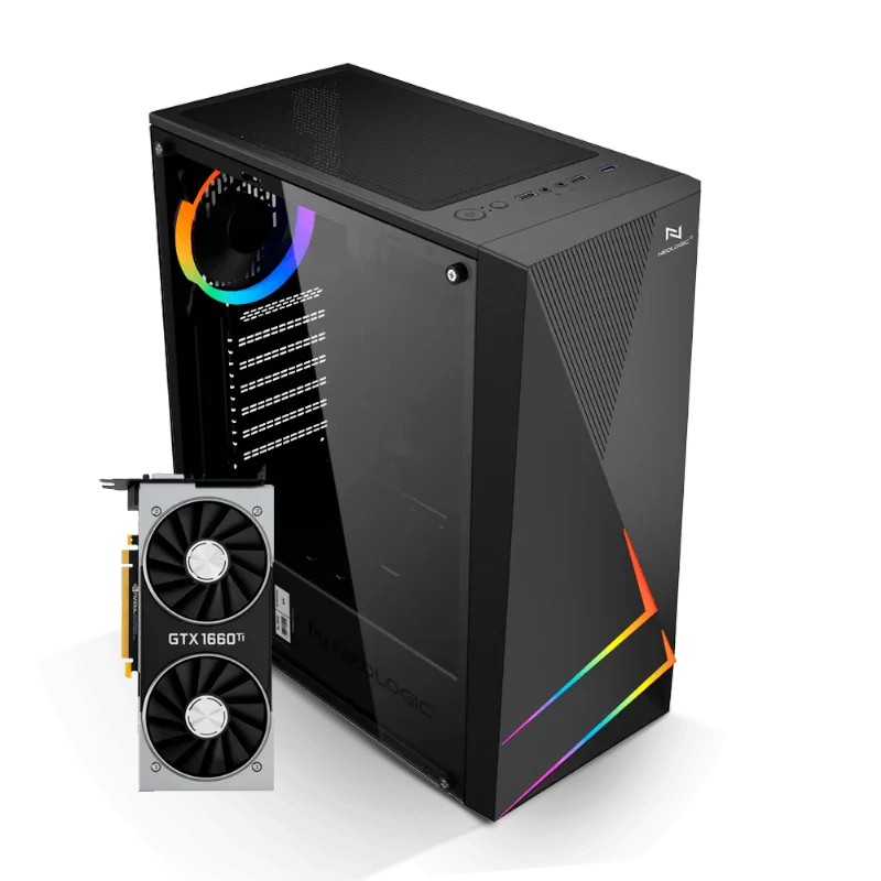 Pc Gamer Neologic NLI83162 Intel i3-10100F 8GB (GTX 1660TI 6GB) SSD 240GB 500W