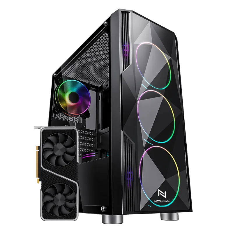 Pc Gamer Neologic NLI83173 Intel i5 10400F 16GB (RTX 3060 12GB) 1TB 600W