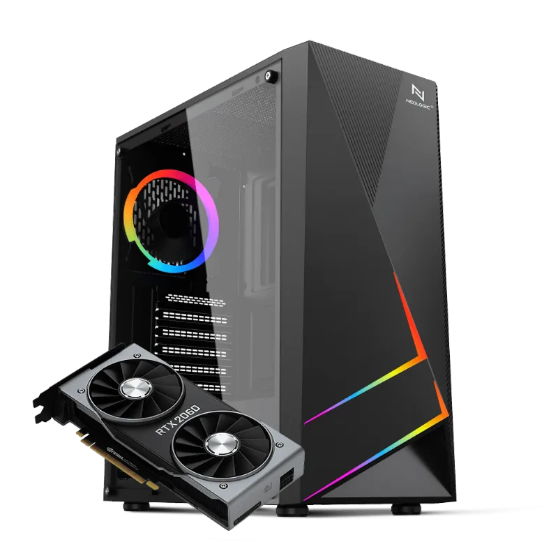 Pc Gamer Neologic NLI83183 Intel i3 10100F 16GB (RTX 2060 6GB) 1TB 500W
