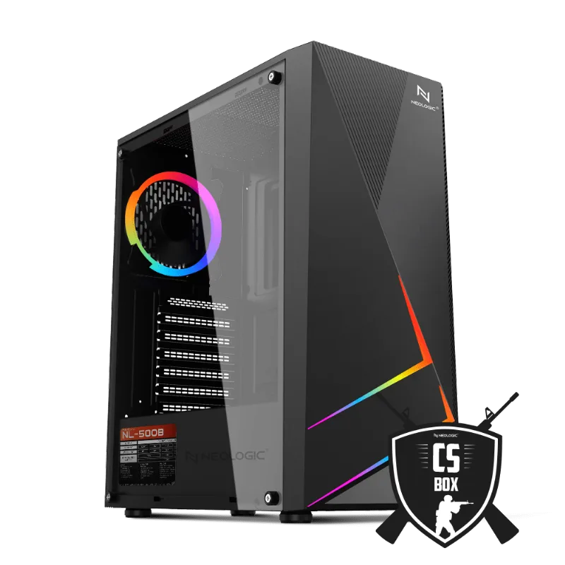 Pc Gamer Neologic CS BOX NLI83198 INTEL i5 10400F 8GB (GTX 1650 4GB) SSD 240GB 500W 80 Plus