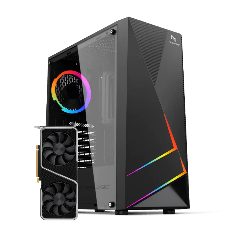 Pc Gamer Neologic NLI83207 AMD Ryzen 5 5600G 16GB (RTX 3060 12GB) 1TB 600W 80 PLUS