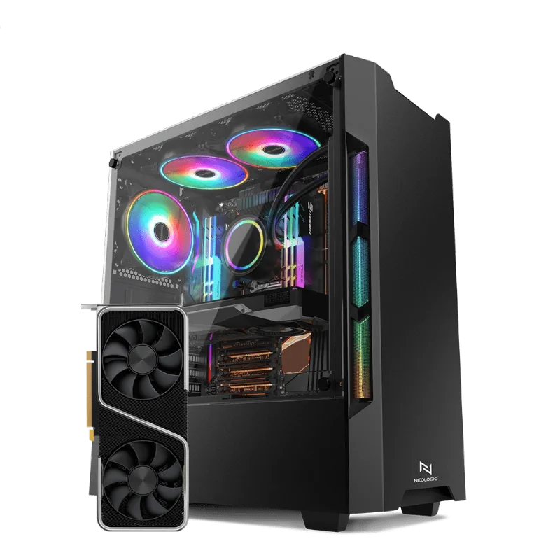 Pc Gamer Neologic NLI83213 AMD Ryzen 5 5600G 16GB (RTX 3060TI 8GB) SSD 240GB 600W 80 PLUS