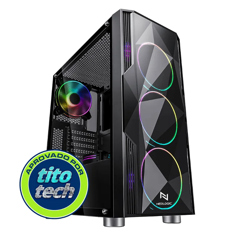 Pc Gamer Neologic Master Tito Tech (GTX 1660TI 6gb) Intel I5-10400f 16gb SSD 480gb 500W - NLI83344