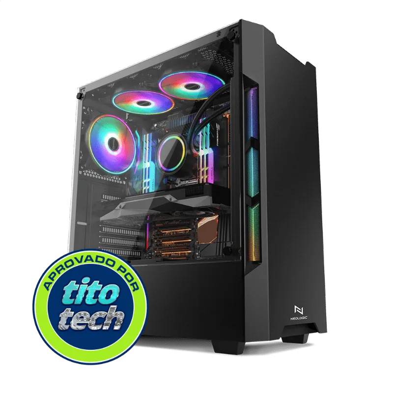 Pc Gamer Neologic Master Tito Tech (GTX 1660 Super 6gb) Ryzen 5 5600g 16gb SSD 480gb 500W - NLI83347