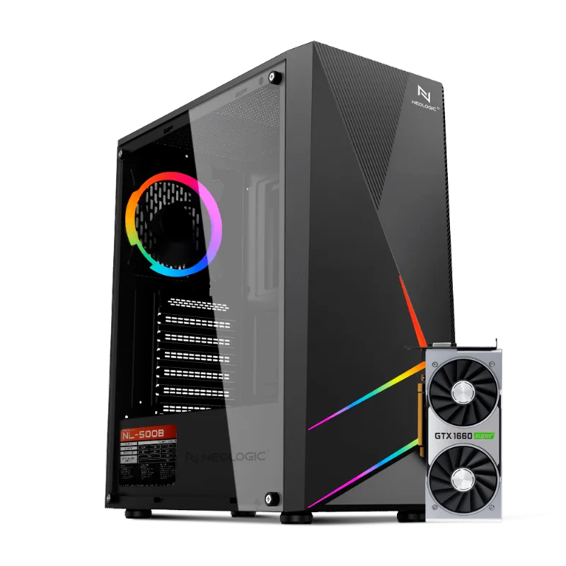 Pc Gamer Neologic NLI83289 Intel i3 10100F 8GB (GTX 1660 SUPER) 1TB 500W