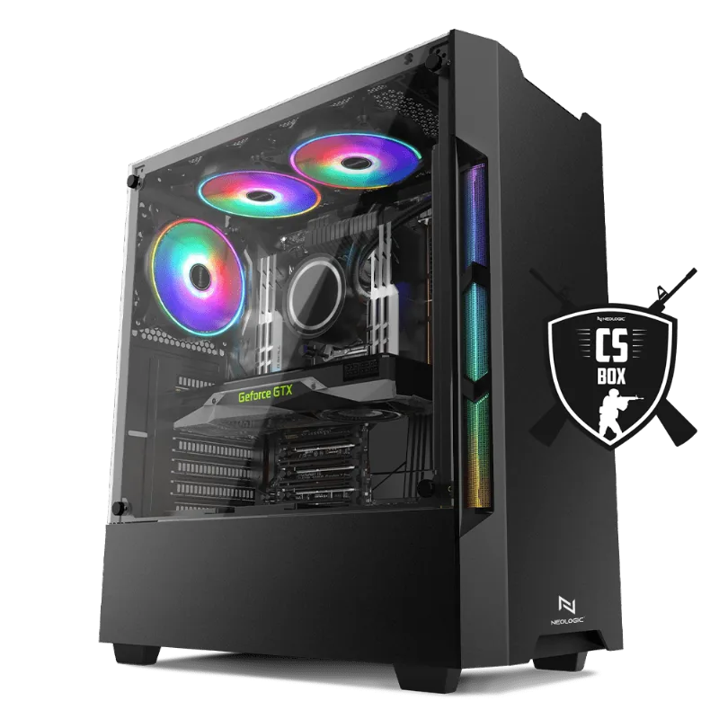 Pc Gamer Neologic CS BOX NLI83310 Ryzen 5 4650g 16gb (GTX 1650 4gb) SSD 240gb 500W