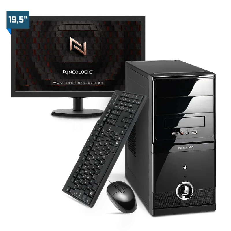 KIT - COMPUTADOR NEOLOGIC HOME NLI83864 AMD RYZEN 7 5700G (3.8GHZ 16MB) 8GB SSD 120GB + MONITOR 19,5