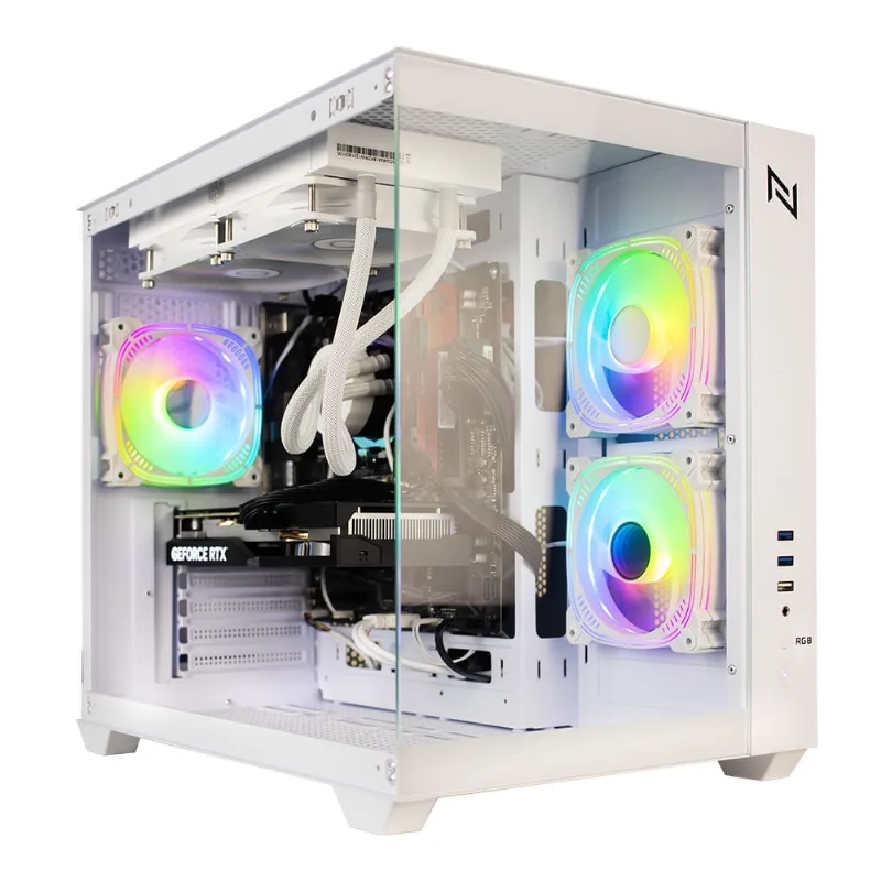 Pc gamer amd ryzen 5 5500 16GB 3200MHZ (rtx 3050 6GB) ssd 240GB, 600W 80 plus, neologic aquarium - N