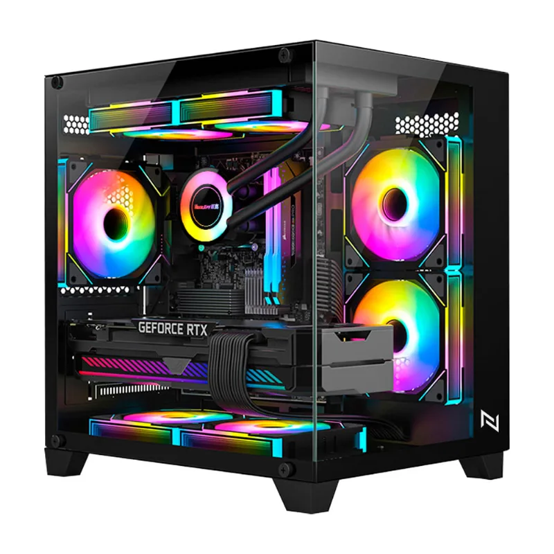Pc Gamer Ryzen 5 5500, 16gb 3200mhz, (rtx 3060 12gb), A520m, Ssd 480gb M.2, 600w 80 Plus, 3 Fans Rgb, Neologic - Nli90439 U Unica Unica