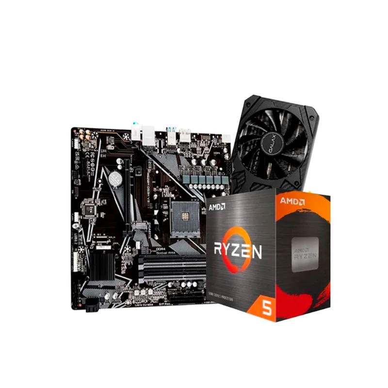 Kit Upgrade Ryzen 5 5600gt, Placa Mãe A520m, Placa De Video Rtx 3060 12gb, Neologic - Nli90468 U Unica Unica