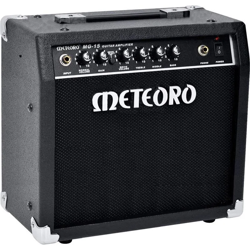 Cubo De Guitarra 15w Rms Mg15 - Alto Falante De 6,5 Preto