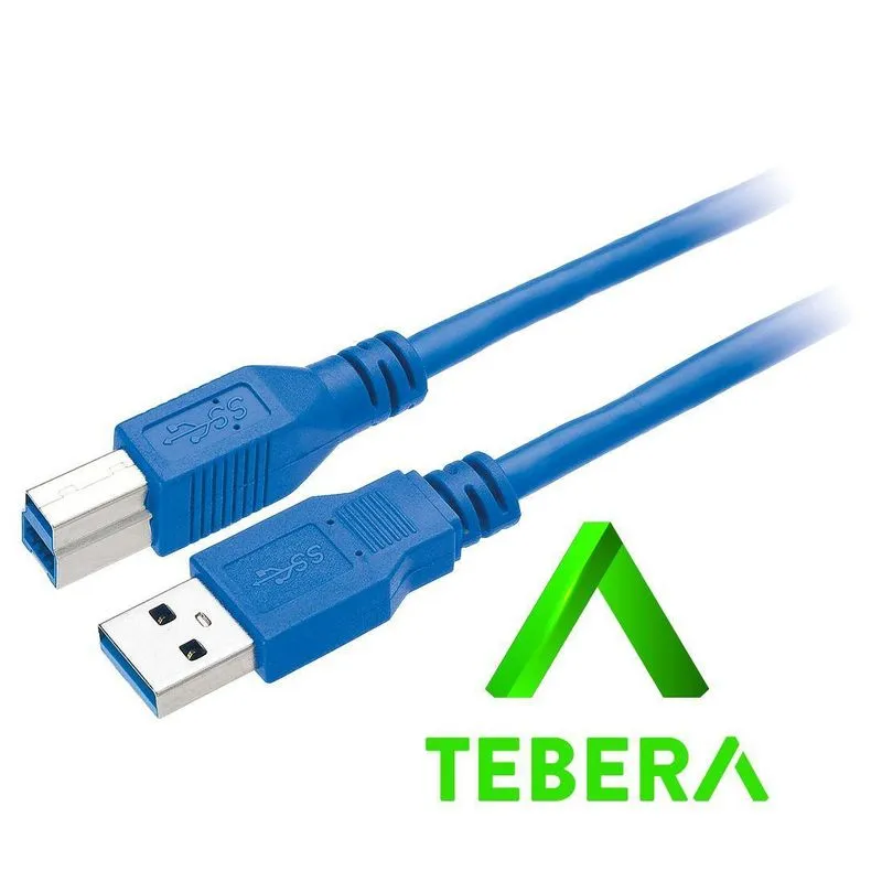 Cabo Usb 3.0 A Macho X Usb B Macho - 3m Azul