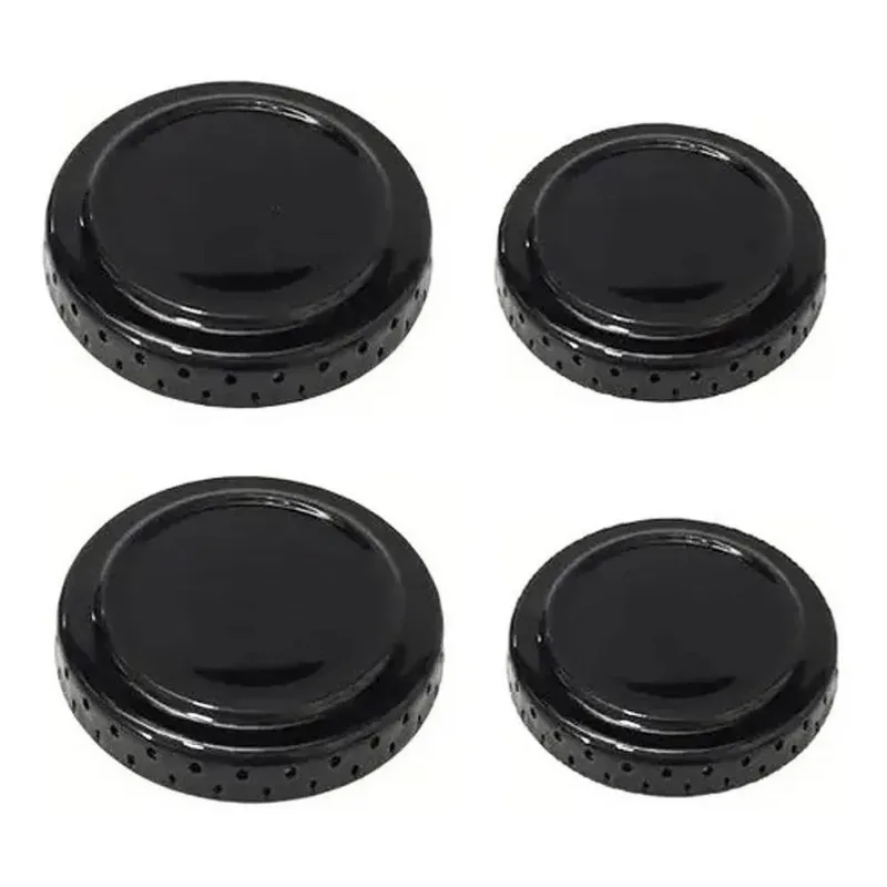 4 Tampas Espalhador Chama Fogão Atlas Mônaco Coliseum Glass
