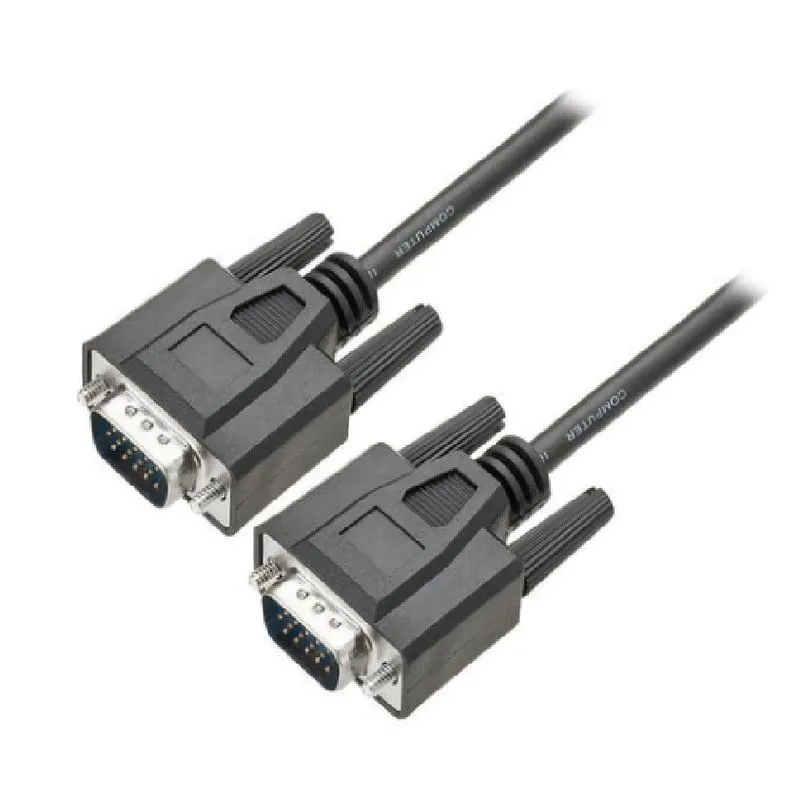 Cabo Vga Macho X Vga Macho 3m Preto 30awg