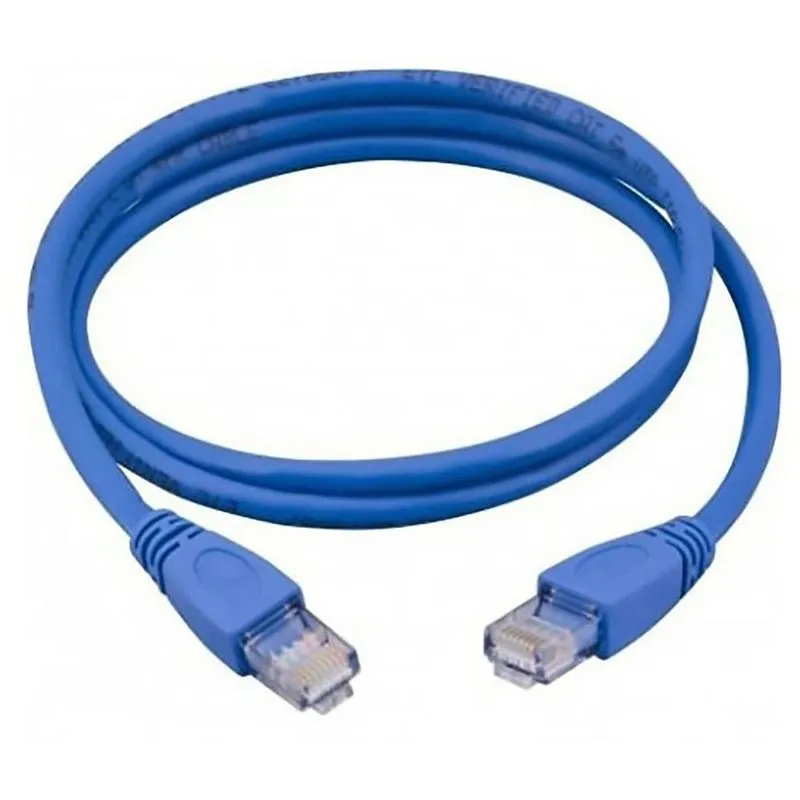 Cabo de Rede RJ45 CAT-5E 1M azul
