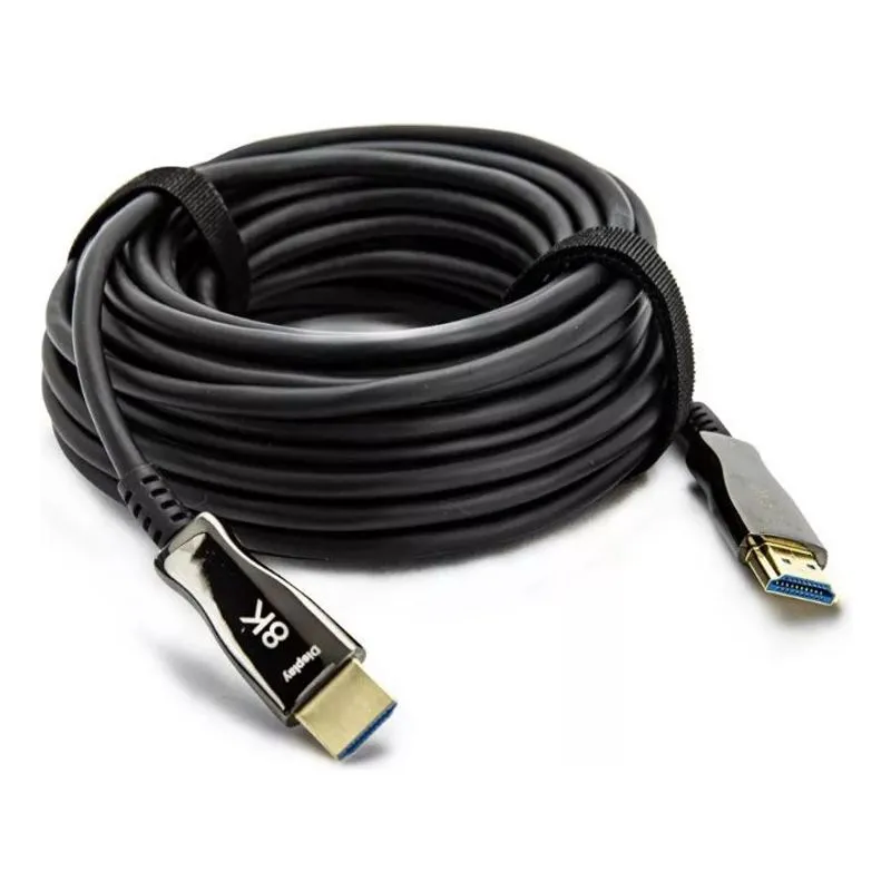 Cabo Hdmi 2.1 8k Fibra Optica 100mts - Tebera