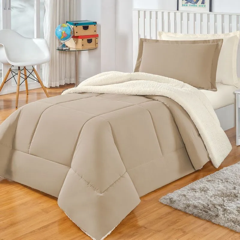Coberdrom Sherpa Solteiro 1pç