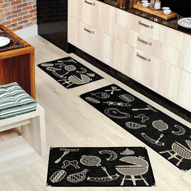 Kit Cozinha Sisal Ks-60 Preto