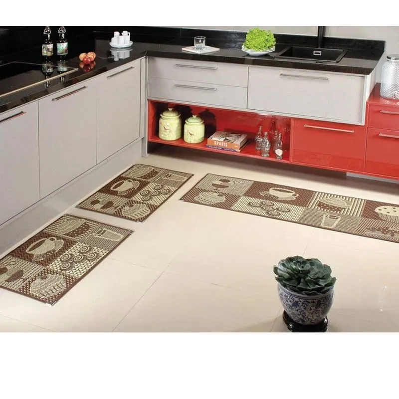 Kit Cozinha Sisal Ks-62 Marrom