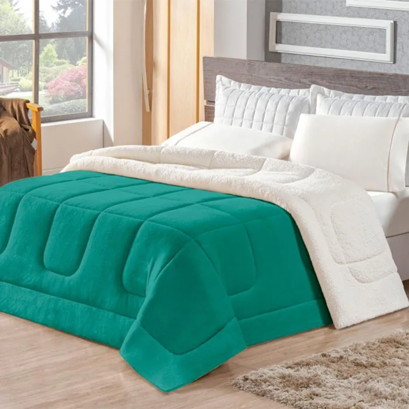 Coberdrom Londres Queen Sherpa/Manta Soft Verde