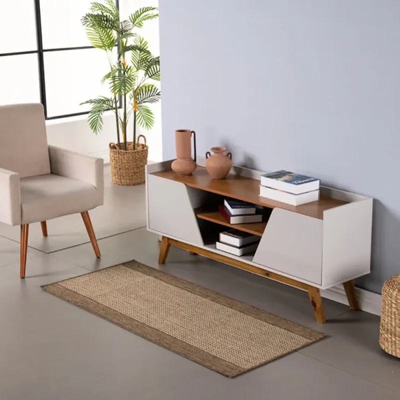 Tapete Passadeira Sisal Lancer 1 Peça 9,00m x 66cm 87% Polipropileno / 13% Poliéster - PS31 Mescla
