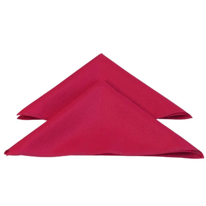 Kit Guardanapo Mesa Basic Oxford 35x35cm 4 Unidades Vermelho Valle Distribuidora