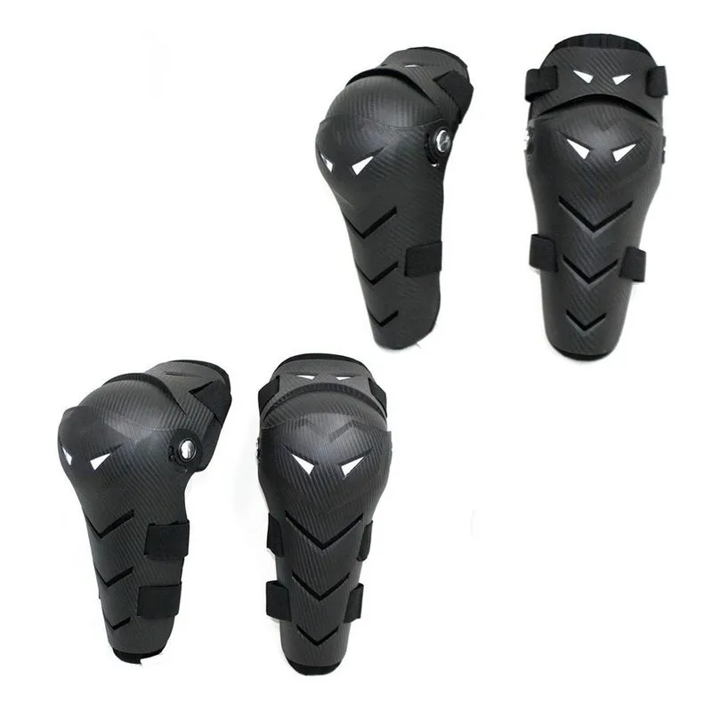 Kit Joelheira Cotoveleira Articulada Attack Red Dragon
