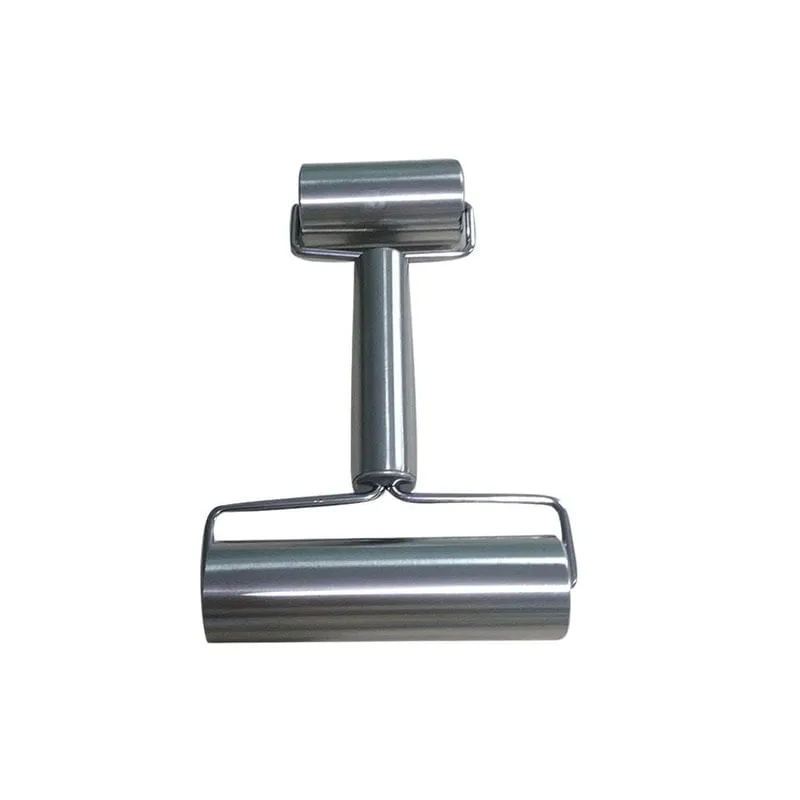 Rolo De Massa Culinário Duplo Aço Inox