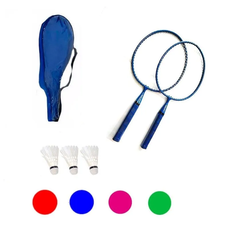 Kit Raquete Com Peteca - Badmínton