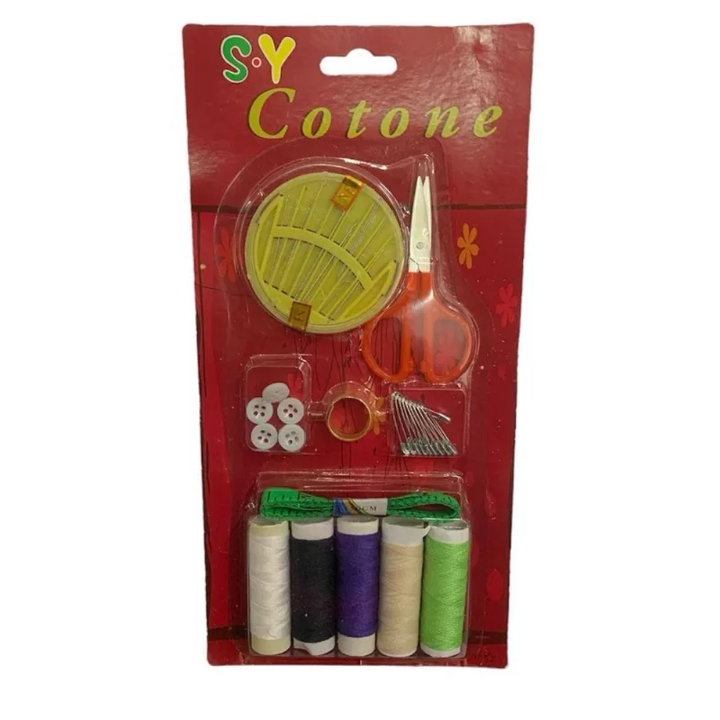 Kit Costura Agulhas E Linhas 28 Agulhas 10 Alfinetes
