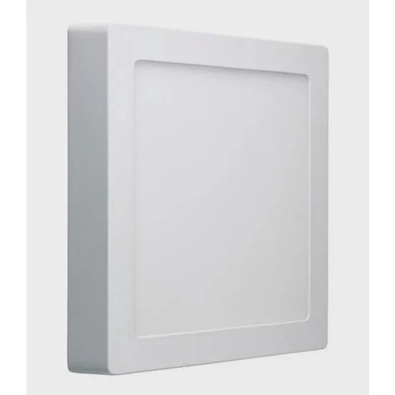 Painel Led Brilia Sobrepor Quadrado 208x208x24mm Branco 18W Autovolt 100-240V 4000 K - Neutro