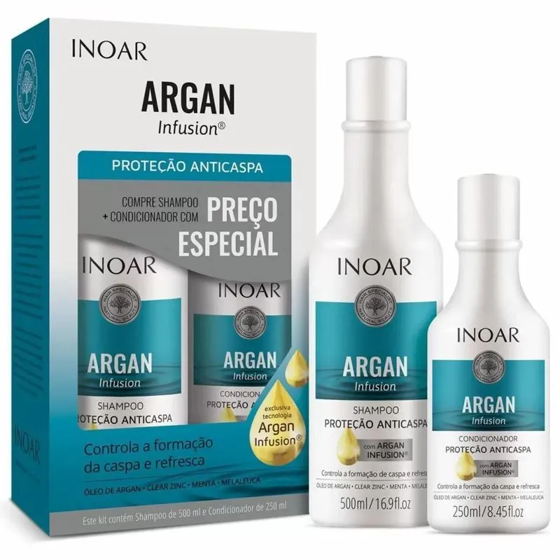 Shampoo E Condicionador Inoar Argan Infusion Proteção