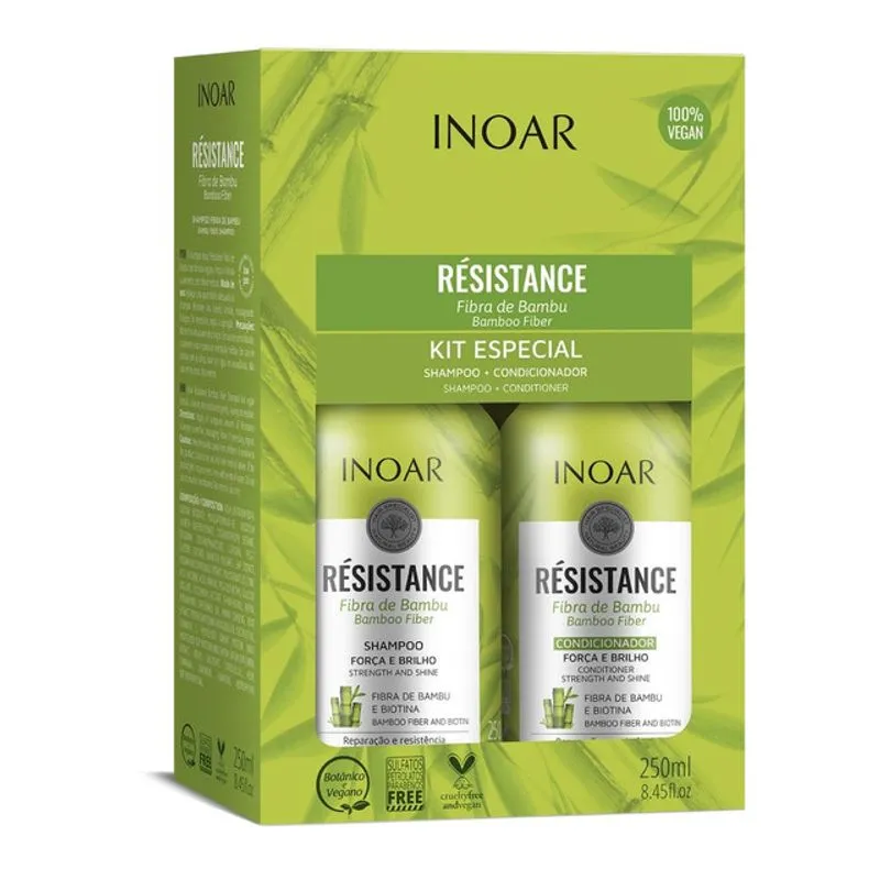 Inoar Resistance Bambu Shampoo + Condicionador 250ml