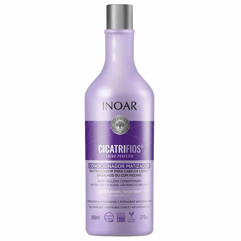 Condicionador Inoar Cicatrifios Loiro Perfeito 800ml
