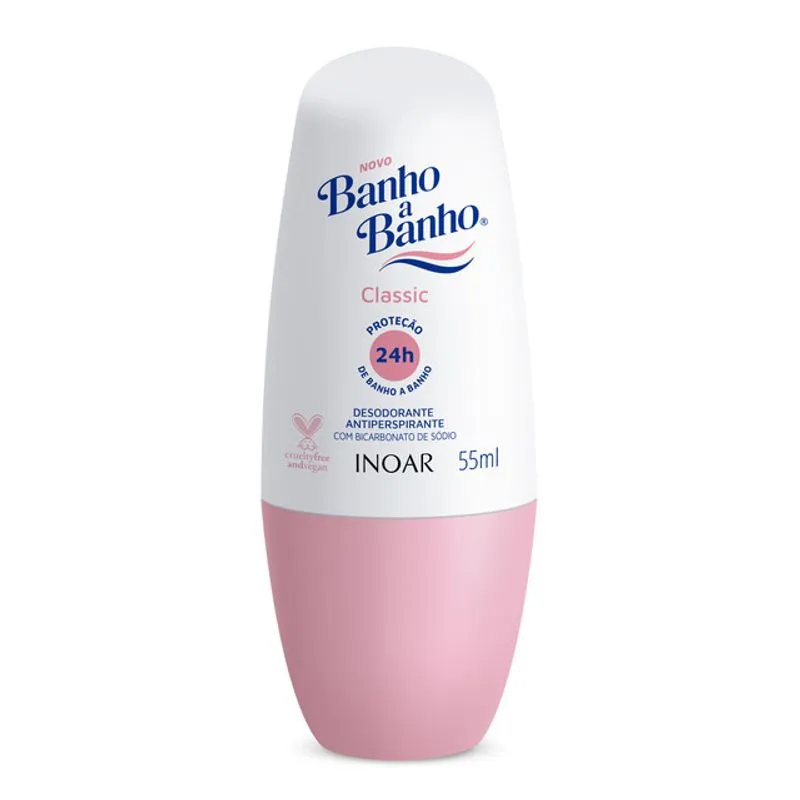 Desodorante Roll On Banho A Banho Classic 55ml