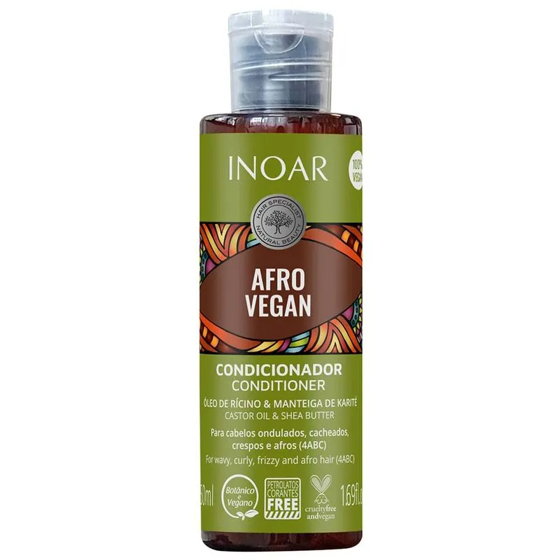Inoar Afro Vegan Condicionador 50ml 50ml