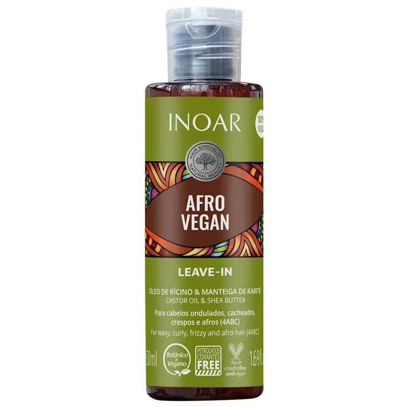 Inoar Afro Vegan Leave-In 50ml 50ml