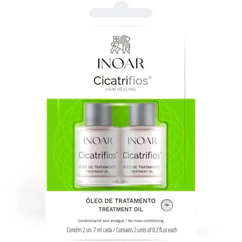 Óleo Capilar Inoar Cicatrifios Com 2 Unidades 7ml