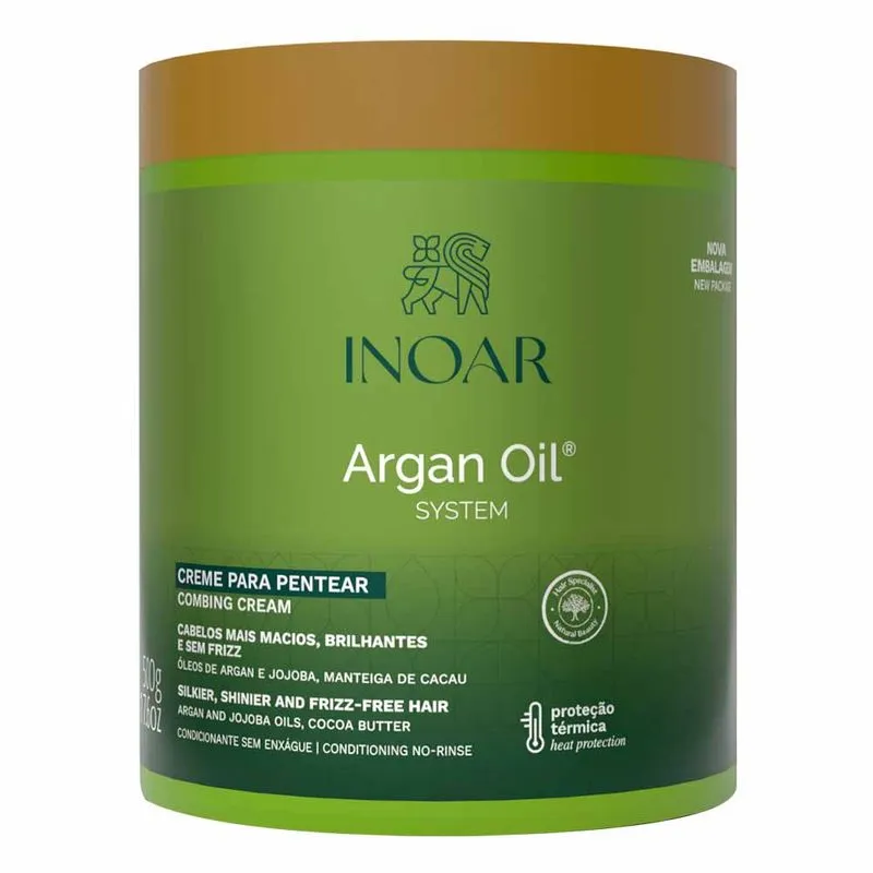 Creme Para Pentear Inoar Argan 500g
