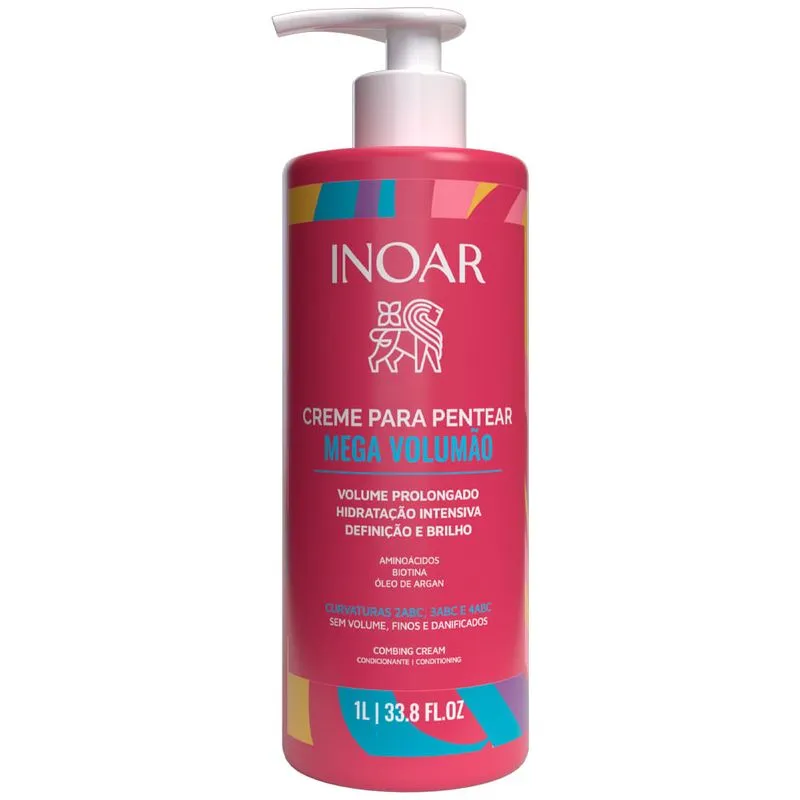 Creme Para Pentear Inoar Mega Volumão 1l