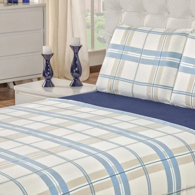 Jogo de Cama Solteiro 3 Peças em Algodão Quality Bia Enxovais