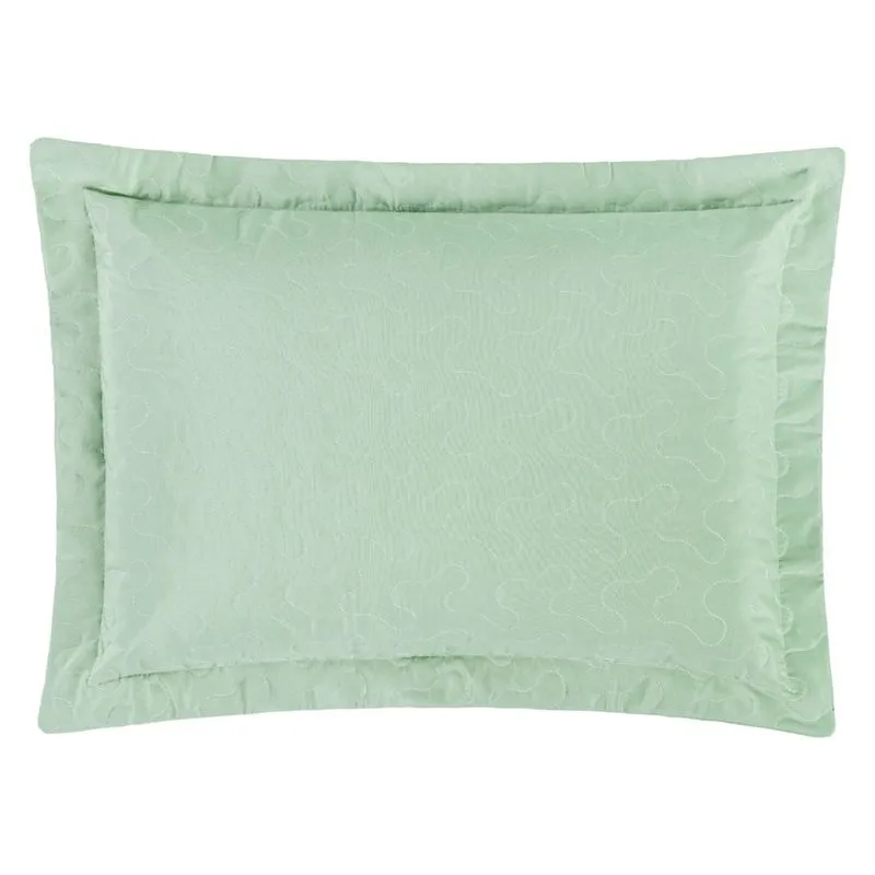 Porta Travesseiro Avulso Matelado 200 Fios Percale 01 Peça Menta