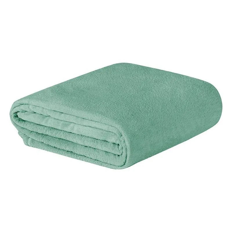 Manta Solteiro Everest Microfibra 100% Poliéster Toque Macio Alecrim Bia Enxovais