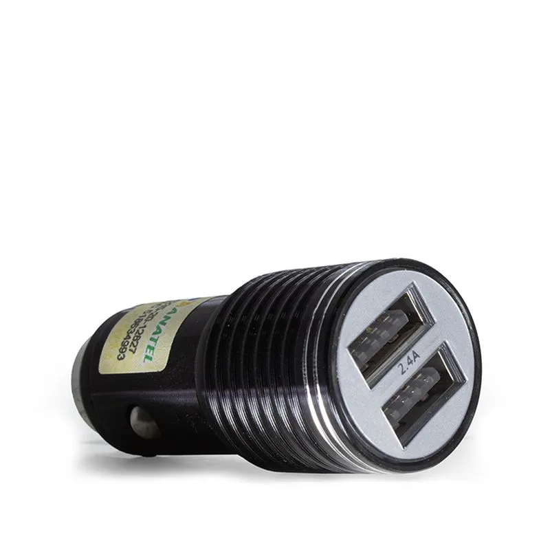 Carregador Veicular 2.4a It-blue Le-525 - Preto